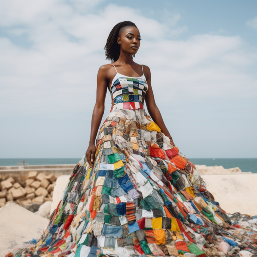 7 Long full Dress Chorkor beach Ghana