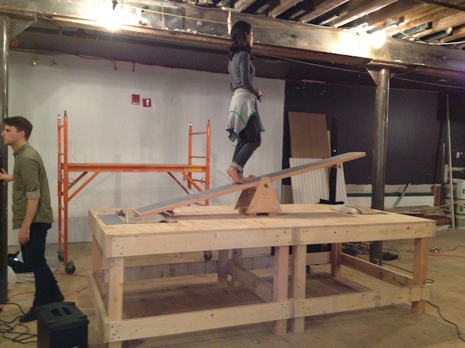 Fabricate Calder seasaw