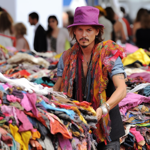 Jonny Depp cannes fabric 1  2