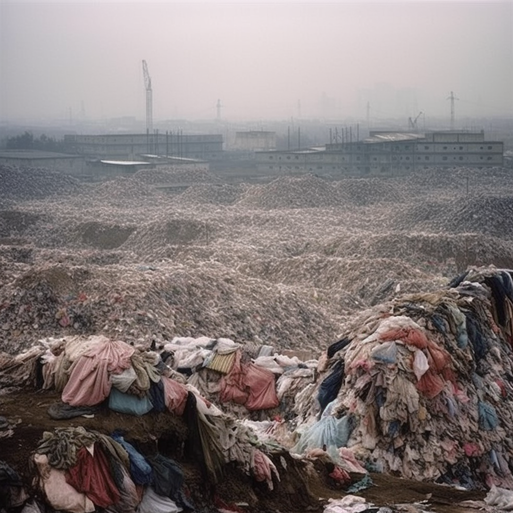 Landfill waste China 