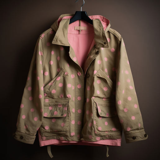 pink dot coat