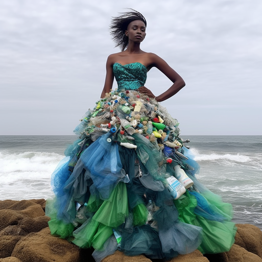 Sequins and the ocean pollution 
