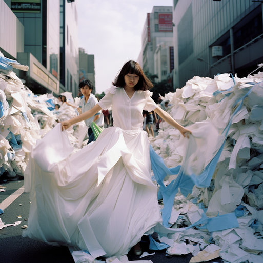 We protest fashion indusrty pollution in Japan